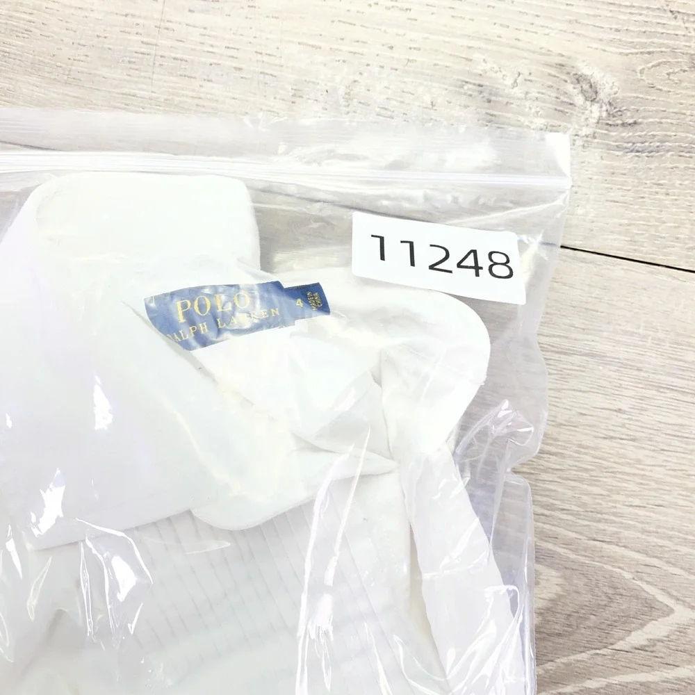 Polo Ralph Lauren Shirt‎ Boys 4 White Tuxedo Pleated Bib Front Dress Formal